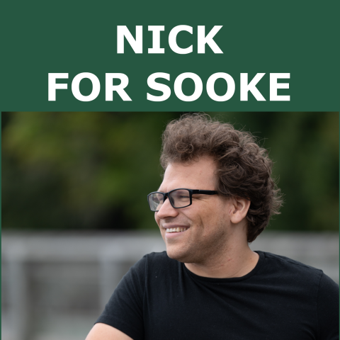 Official Logo for Nick for Sooke